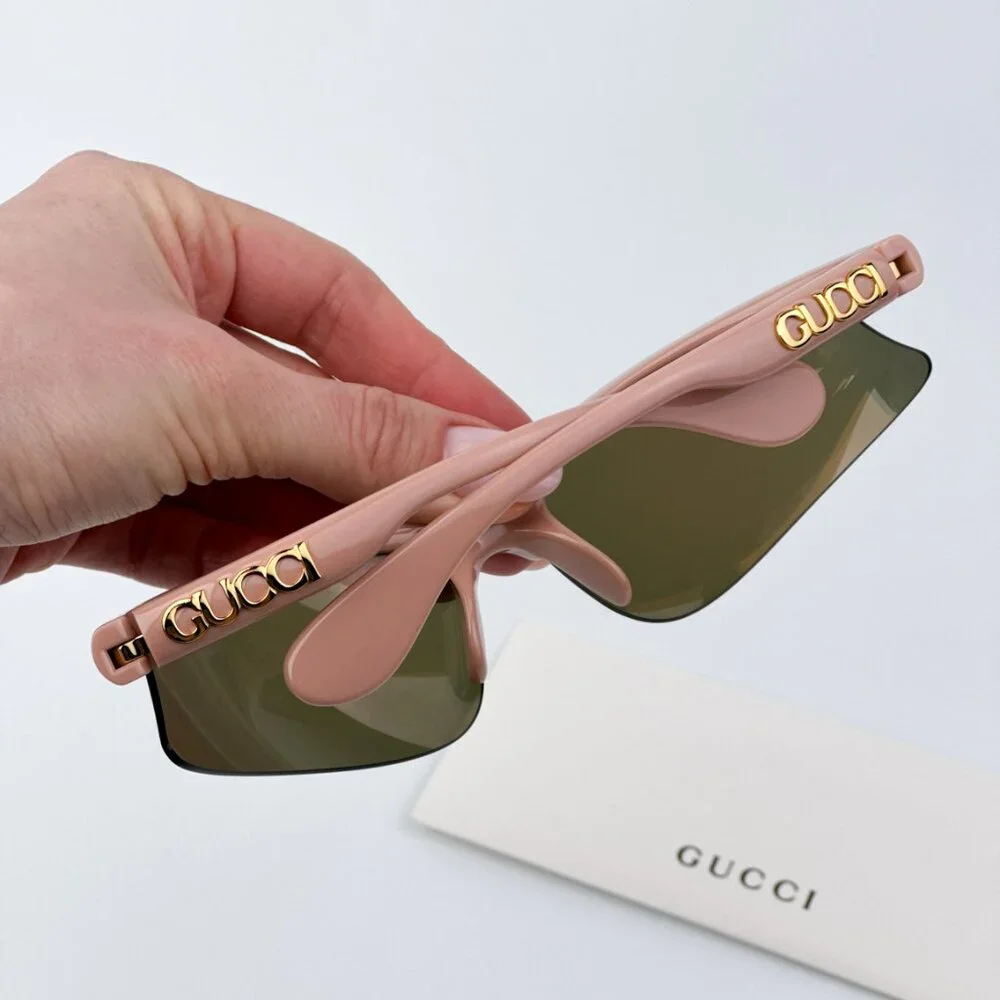 Gucci Men BRAND NEW Sunglasses Pink Mirror Mask GG1774S 004